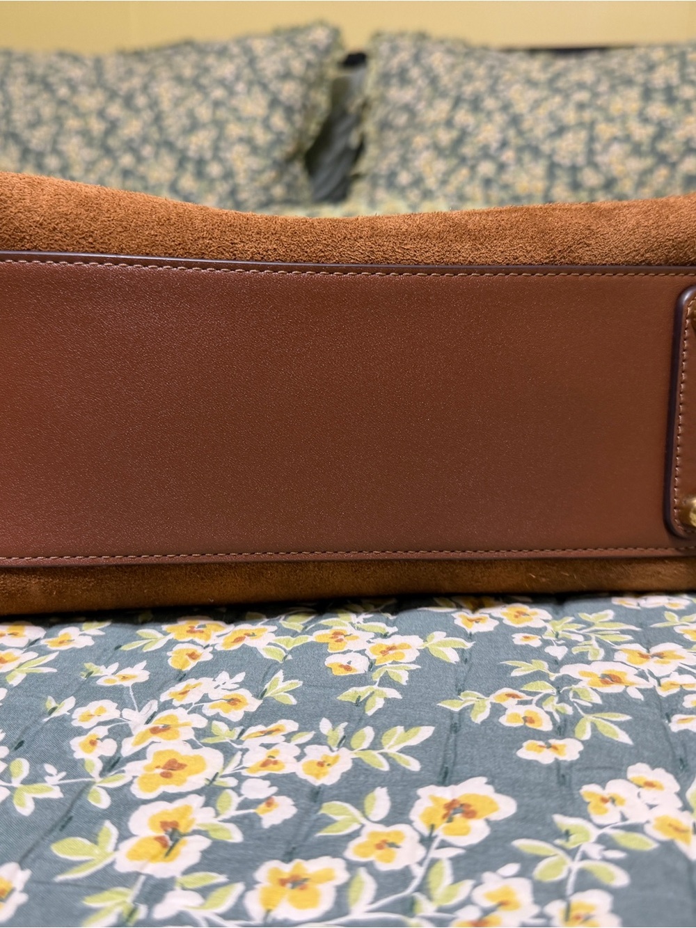 Coach Suede Rogue 31 Shoulder Bag in Rich Brown with Gold Hardware - Picture 4 of 9